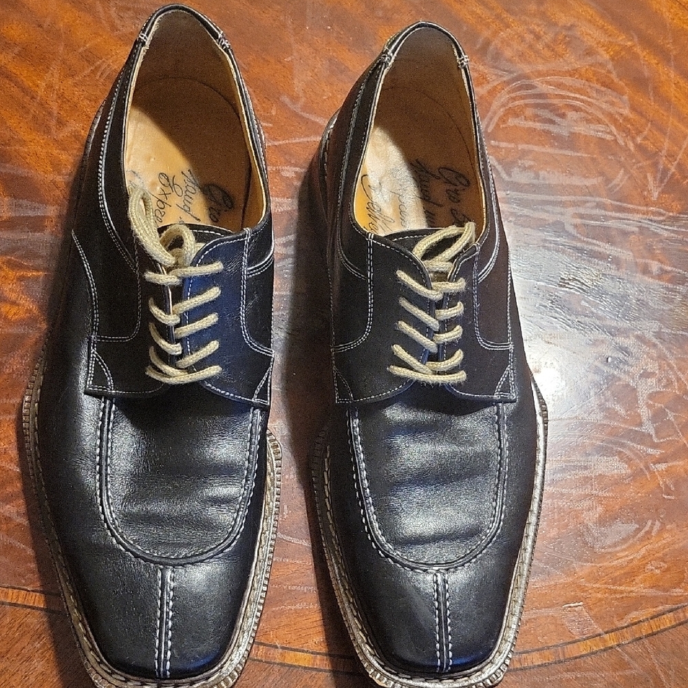Classic Black Leather Men's Shoes